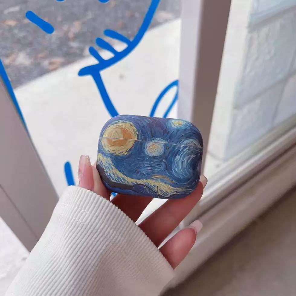 [Classic Artist Series] Van Gogh's Starry Night AirPods earphone case