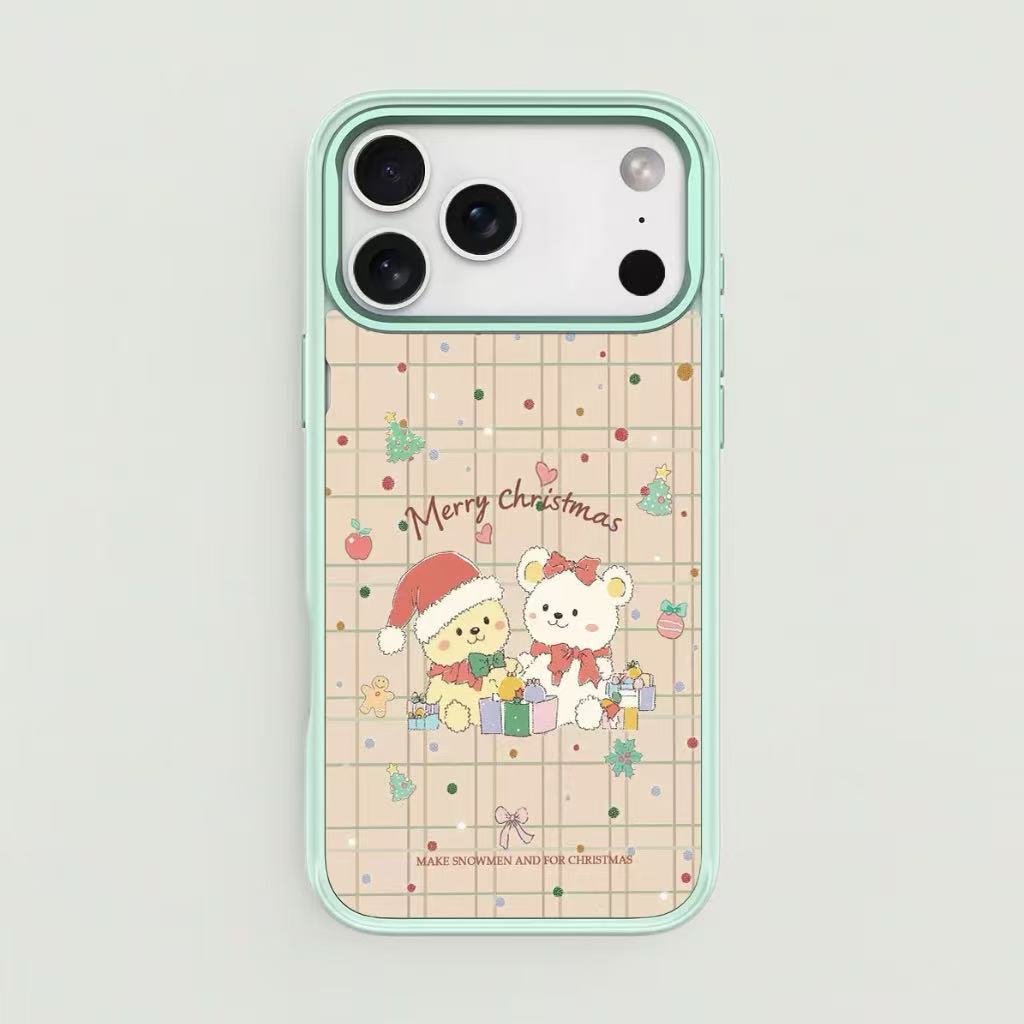 Magnetic Detachable Backplate Case for iPhone –  "Merry Christmas" Edition