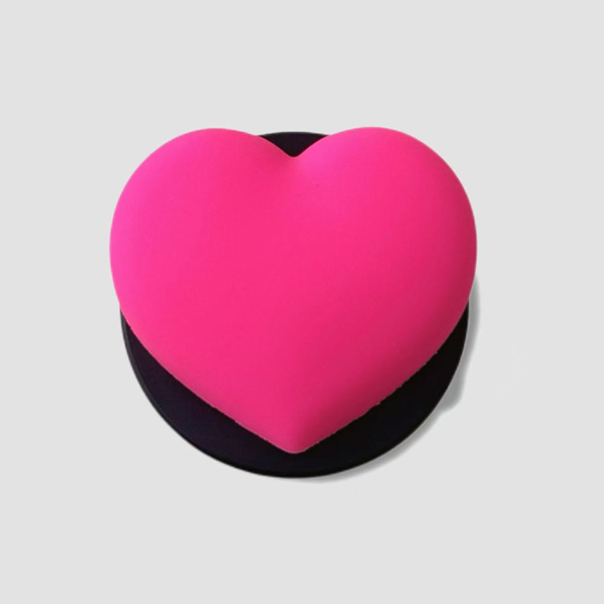 Pink heart retractable MagSafe iPhone stand