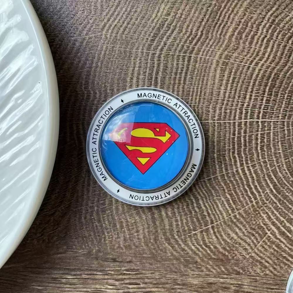 Superman 'S' logo magnetic telescopic phone stand
