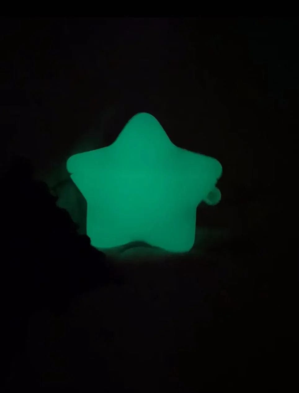 CASE IN CASE Glow-in-the-dark translucent yellow frosted Star AirPods earphone case