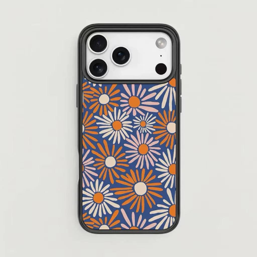 CASE IN CASE Magnetic Detachable Backplate Case for iPhone –  "Australian Daisy" Edition