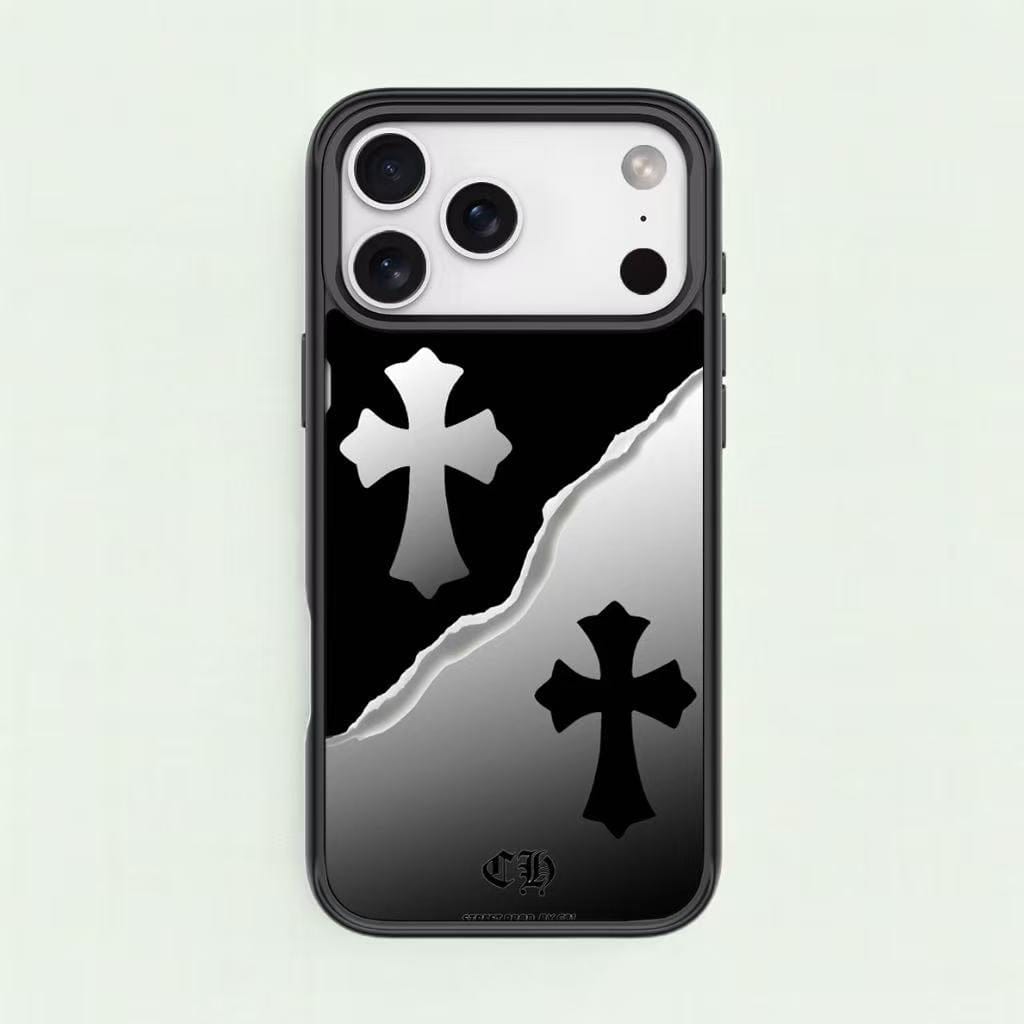 CASE IN CASE Magnetic Detachable Backplate Case for iPhone – " Chrome-style Mirror " Edition