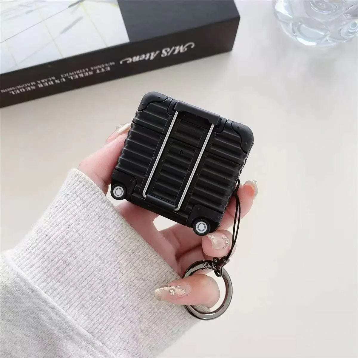 CASE IN CASE Minimalist Luggage-Style AirPods Case for AirPods 4 / AirPods Pro 2 / AirPods Pro