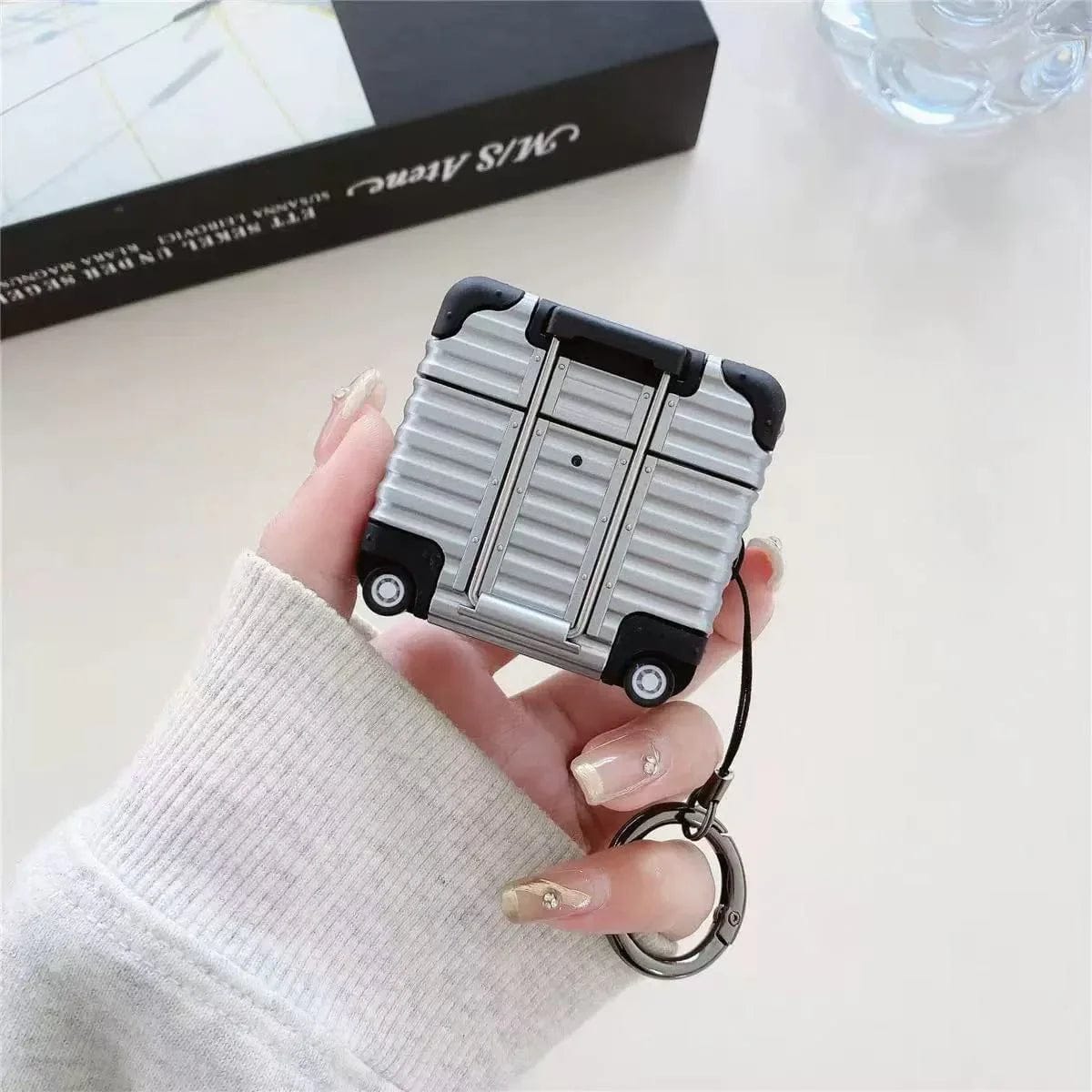 CASE IN CASE Minimalist Luggage-Style AirPods Case for AirPods 4 / AirPods Pro 2 / AirPods Pro