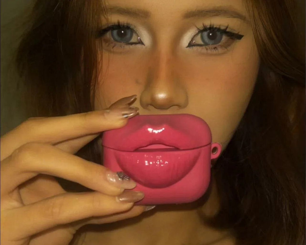 CASE IN CASE Quirky lips design earphone case, compatible with all AirPods