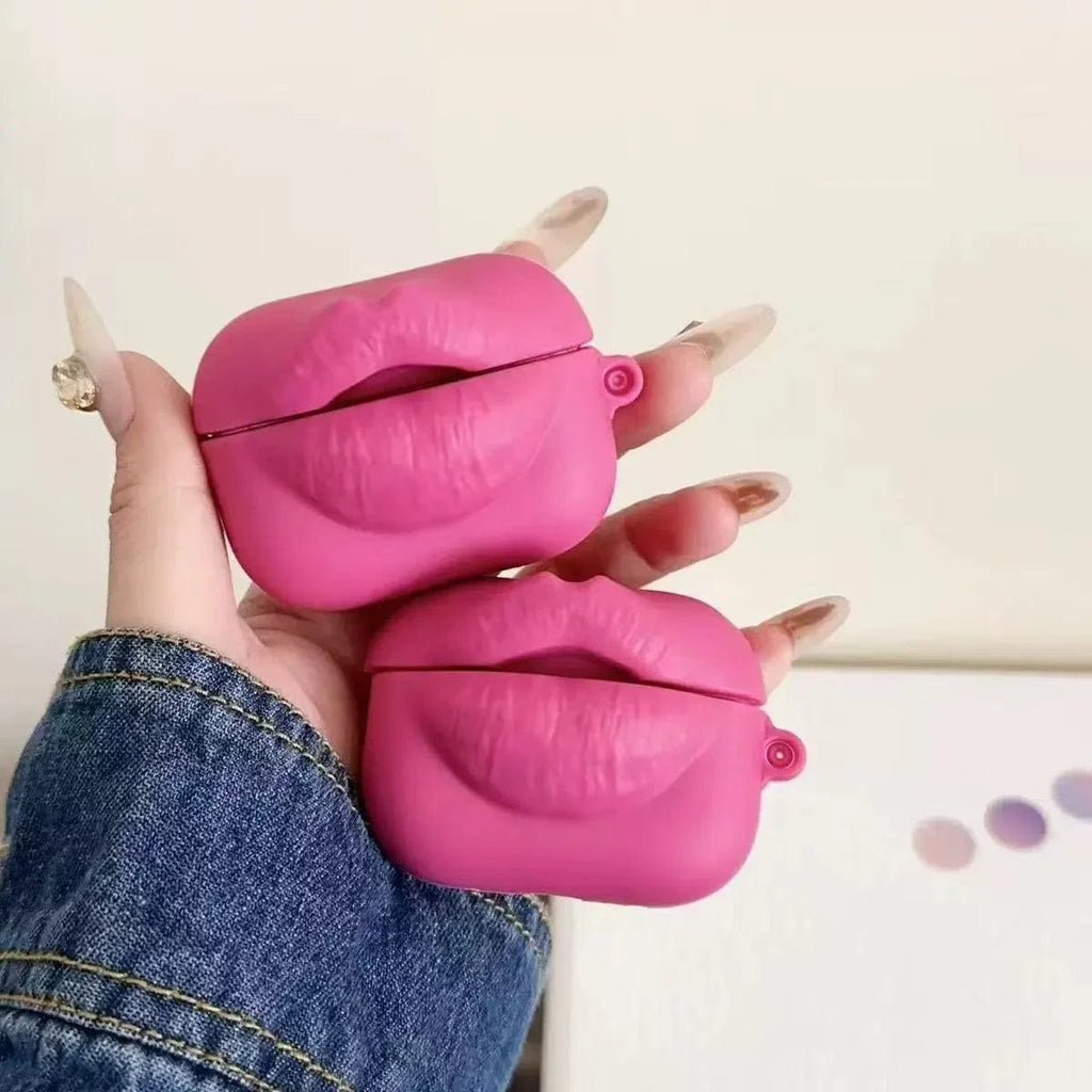 CASE IN CASE Quirky lips design earphone case, compatible with all AirPods